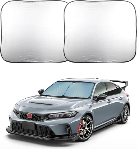 Vista 10 de EcoNour Parasol para parabrisas Tesla para el modelo 3/Y plegable UV