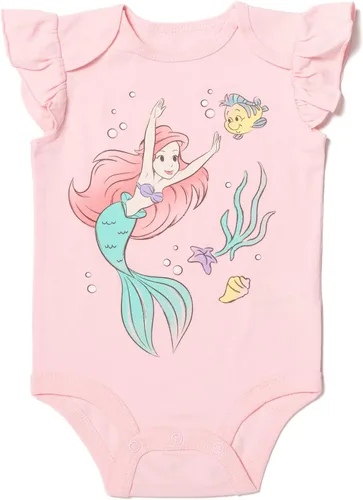 Vista 4 de Disney Cenicienta Jasmine Princess Belle - Body de bebé para niñas recién nacidas a bebés