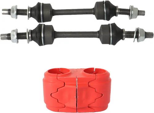 Vista 4 de labwork - 4 piezas de barras estabilizadoras delanteras y bujes de repuesto para F150 4X4 4WD 2009-2014