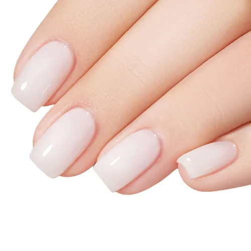 Vista 10 de MEMEDA Esmalte de uñas de gel, laca de uñas LED semipermanente, esmalte de uñas blanco lechoso nude, 0.5 onzas líquidas Negro