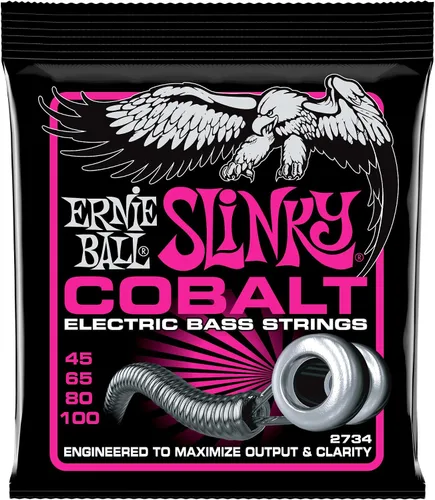 Vista 5 de Ernie Ball Slinky Cobalt - Cuerdas para bajo eléctrico de 6 cuerdas, calibre 32-130 6-String (32-130)