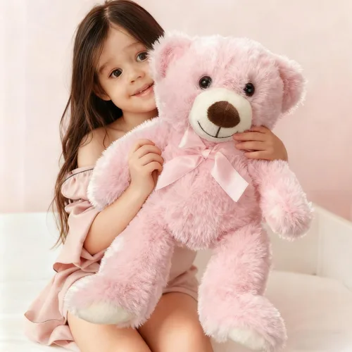 Vista 7 de Zhanmai Paquete de 9 lindos animales de peluche de osos de 14 pulgadas a granel para regalo de San Valentín, graduación, baby shower, fiesta