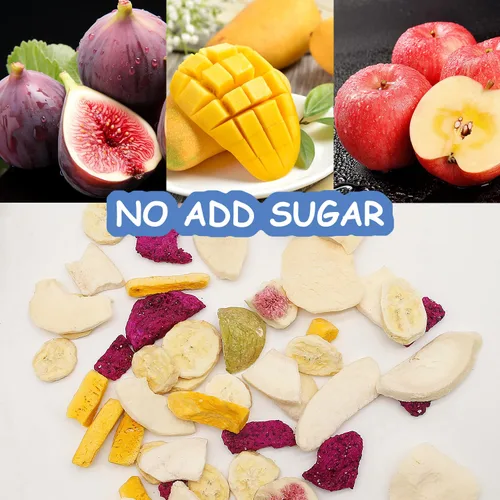 Vista 4 de ONETANG Fruta mixta liofilizada, paquete de 12 unidades, sin OMG, Kosher, sin azúcar añadida, sin gluten, vegano, regalos de vacaciones, aperitivo