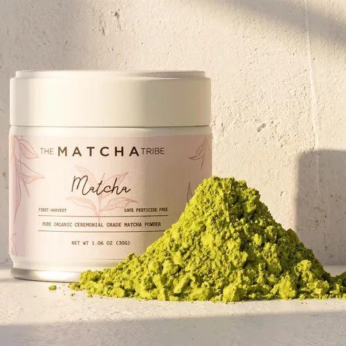 Vista 8 de Polvo de matcha japonés orgánico – Té verde Uji ceremonial Primera cosecha molido Polvo de matcha puro para lattes 2 latas de 1.06 oz