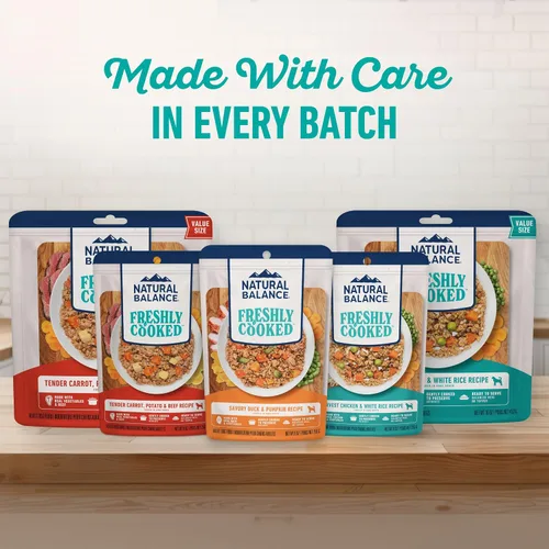Vista 11 de Natural Balance Comida húmeda para perros recién cocinada, comida casera para mascotas, cocinada suavemente en caldo de huesos, hecha