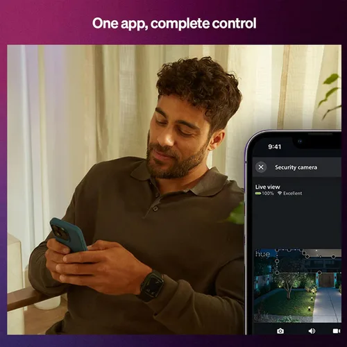 Vista 5 de Philips Hue Sensor de Contacto Inteligente Seguro, Negro - Paquete de 1, Sensor de Puerta Hecho para Puertas y Ventanas Interiores, Alarma de Puerta