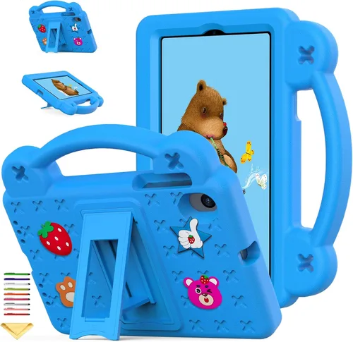 Vista 31 de Funda para tablet Walmart Onn de 7 pulgadas Gen 4 2024 (Modelo: 100135924), UUcovers con soporte de espuma EVA suave, soporte de espuma EVA suave