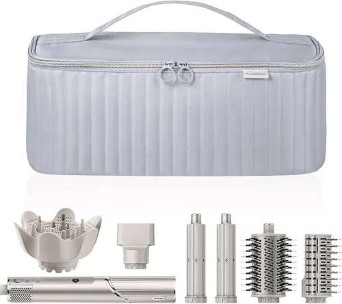 Vista 10 de Lexeeco Secador de pelo Herramientas Bolsa de viaje para Shark Flex Style Rosa