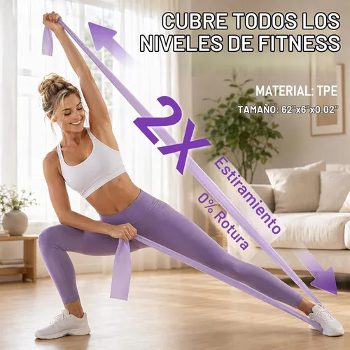 Vista 7 de JKSHMYT Pilates Kit, Pilates Ring and Equipment for Home Workouts Set