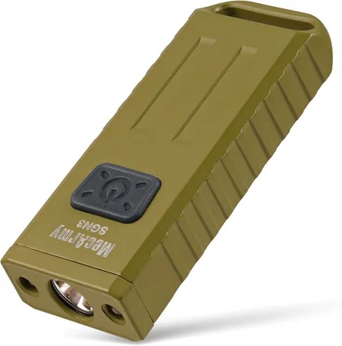 Vista 15 de MecArmy SGN1 Mini llavero recargable USB EDC Flahlight, XP-G2 S5 LED con 530 lúmenes, cuatro modos de iluminación más un llavero estroboscópico