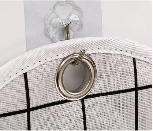 Vista 9 de Casa Bolsa colgante multifuncional Colgador de tela para dormitorio universitario Organizador Misceláneo Bolsa colgante de pared para baño Bolsa