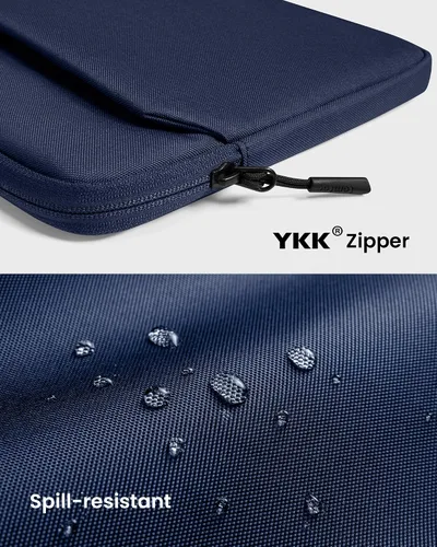 Vista 6 de tomtoc - Funda delgada para laptop de 14 pulgadas para MacBook Pro M5/M4/M3/M2/M1 Pro/Max 2025-2021, estuche protector resistente al agua para Azul