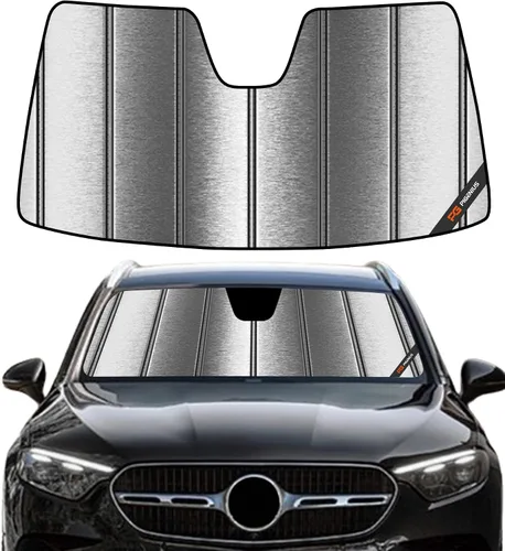 Vista 23 de Parasol para parabrisas Pigenius para Mercedes-Benz GLA 2015-2020 Protección para ventana delantera - Salvaguardia