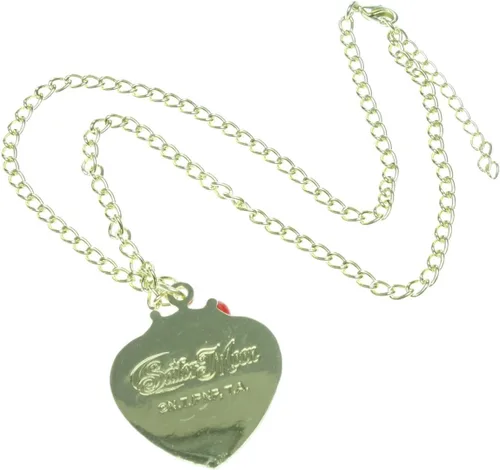 Vista 2 de Sailormoon - Collar de metal con corazón cósmico, Plástico