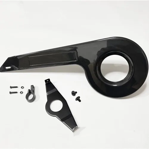 Vista 7 de Protector de cadena de bicicleta, protector de plato de piñones, protección de bielas de rueda de bicicleta, accesorios de ciclismo para bicicleta