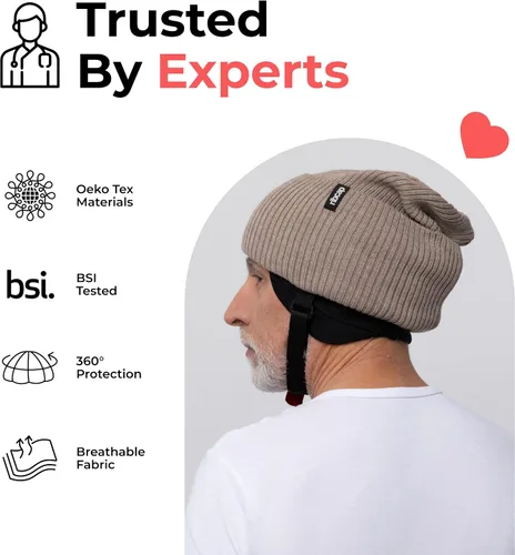 Vista 6 de Ribcap Lenny Medical Grade Protective Helmet Soft Helmet for Epilepsy Protective Helmet for Seizures