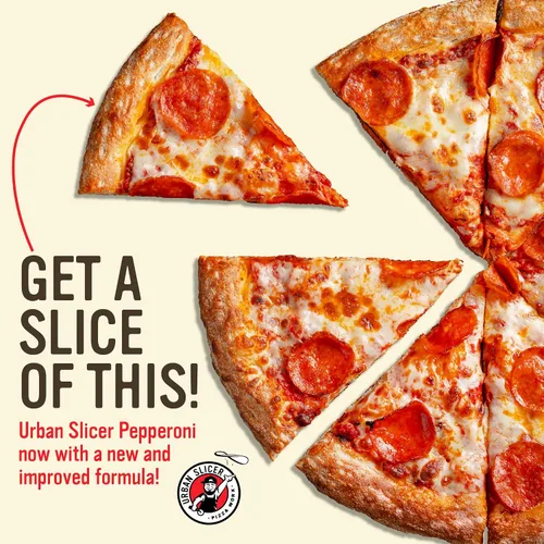 Vista 2 de Urban Slicer Pizza Worx - Pepperoni picante - 5 oz. Paquete