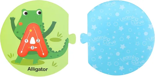 Vista 5 de Exclusivo rompecabezas del alfabeto ABC de Learning Curve para niños, multicolor