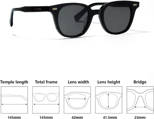 Vista 4 de Gafas de sol para mujer, gafas de sol de moda para hombres y mujeres, estilo clásico