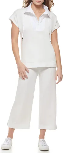 Vista 2 de Calvin Klein Pijama de rizo francés pequeño con cremallera para mujer