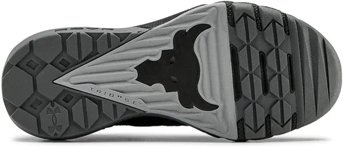 Vista 5 de Under Armour Zapato de entrenamiento Project Rock 3 para mujer, NegroGris Pitch - 001