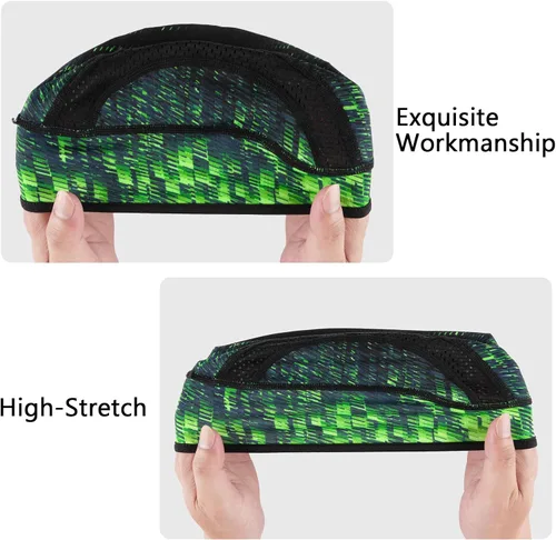 Vista 17 de Gorro con forro para casco de calavera, malla de enfriamiento para hombres y mujeres, se adapta debajo de los cascos