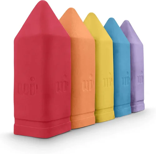 Vista 10 de Urban Infant Tiza para acera no tóxica para niños pequeños y niños, tiza gigante lavable para exteriores, Berry Land