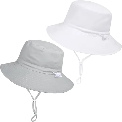 Vista 16 de Sombrero de sol de ala ancha para mujer, sombrero plegable de verano con protección UV para mujeres y niñas Blanco