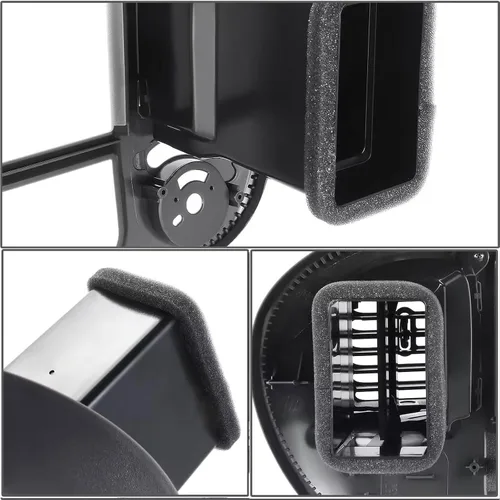 Vista 5 de Conjunto de bisel para panel de radio del salpicadero central compatible con Ford F-150 Expedición 97-03 Radio salpicadero central bisel panel