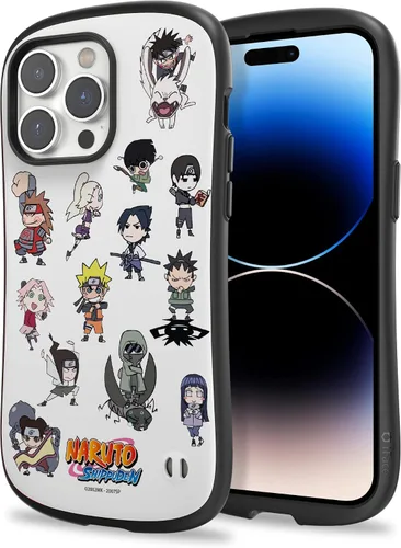 Vista 18 de iFace Naruto Shippuden - Funda para iPhone 13 Pro (6.1 pulgadas), funda protectora de anime a prueba de golpes de primera clase, Naruto y amigos