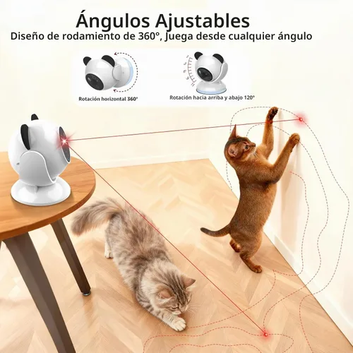 Vista 6 de Saolife - Juguetes láser para gatos de interior, juguete interactivo