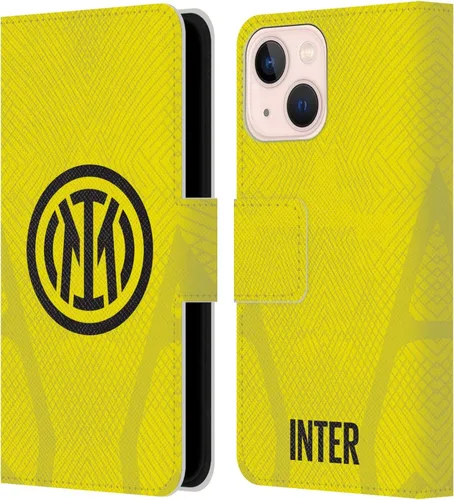 Vista 70 de Head Case Designs Officially Licensed Inter Milan Away 2025/26 Crest Kit Leather Wallet Case Compatible with Apple iPhone 11