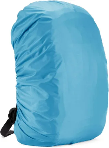 Vista 12 de Funda impermeable para mochila (30 L-100 L) para senderismo, escalada y viajes Verde ejército