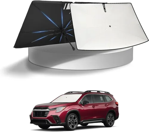 Vista 118 de KUST - Parasol plegable para parabrisas para BMW X1 E84, accesorios 2011 2012 2013 2014 2015, protector de visera de sol ajustable que bloquea