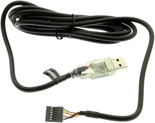 Vista 5 de Gearmo Cable adaptador serie USB a TTL 3.3V, LED de actividad, chip FTDI FT232QR, cabezal hembra de 6 pines UART Windows 11, 10, 8, 7, macOS, Linux