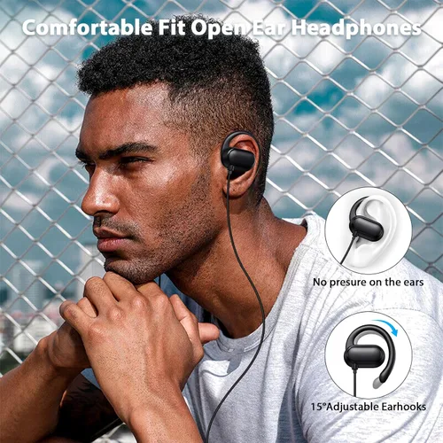 Vista 2 de Auriculares USB C con cable abiertos sobre auriculares para Apple/Android USBC Tipo C Auriculares con cable para iPhone 17 17e 16 16e 15 Pro Wrap