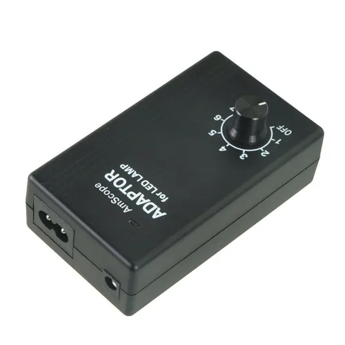 Vista 3 de AmScope Luz de anillo de microscopio LED-64-ZK con adaptador, blanco