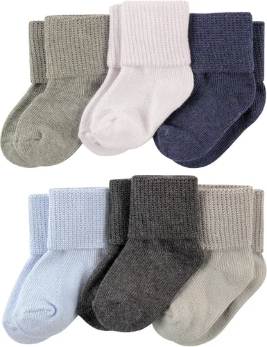 Vista 16 de Luvable Friends Conjunto de calcetines unisex para bebé recién nacido y bebé