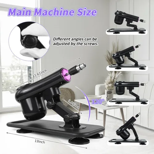 Vista 6 de Máquina sexual ANNGEOK Máquina de consolador automático de empuje sexual