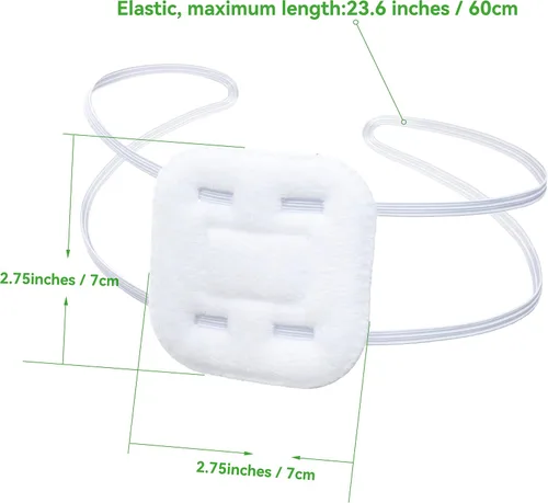 Vista 4 de Anime 2pcs BlancoNegro Novedoso Prop Role Soft Single-Eyepatch Cosplay Cosplay Accesorios