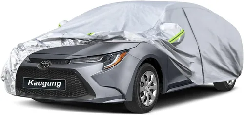 Vista 103 de Kaugung Funda para Coche de Ajuste Personalizado BMW Serie 3 E30 (1982-1994), 7 Capas Resistente al Viento Todo Clima Impermeable Cubierta Exterior