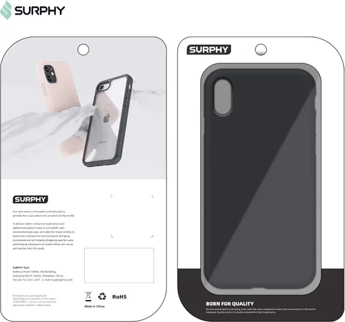 Vista 6 de SURPHY - Carcasa de silicona para iPhone XR, suave, a prueba de golpes, con forro de microfibra, compatible con iPhone XR (2018) de 6.1 pulgadas