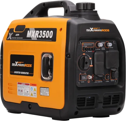 Vista 7 de maXpeedingrods 2450 Watt Portable Inverter Generator for Camping, Home MXR2450 Small Generator 17kg, Gas Powered, CO Sensor, RV Ready, Parallel &