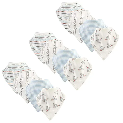 Vista 8 de Touched by Nature Baberos unisex de algodón orgánico para bebé, zorro, talla única
