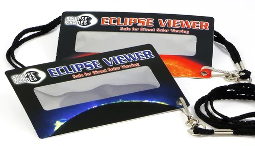 Vista 7 de # 14 – Visor de vidrio para eclipse solar de vidrio- agradable verde Imagen de la sol – Fabricadas en Estados Unidos