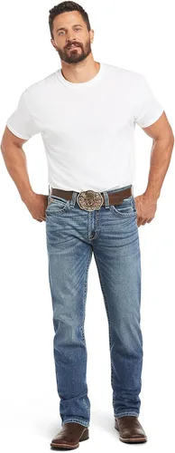Vista 6 de Ariat Jeans M2 con corte de bota relajado para hombre, Baylor