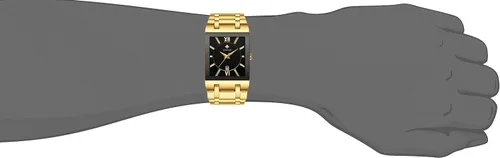 Vista 2 de Relojes cuadrados para hombres y mujeres de acero inoxidable para hombre cuadrado reloj con fecha impermeable analógico cuarzo moda negocios casual