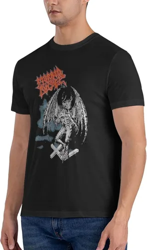 Vista 4 de PEYDEN Morbid Angel T Shirt Men Summer Fashion Breathable Cotton Round Neckline Shirt Sports Fitness Short Sleeve Tees