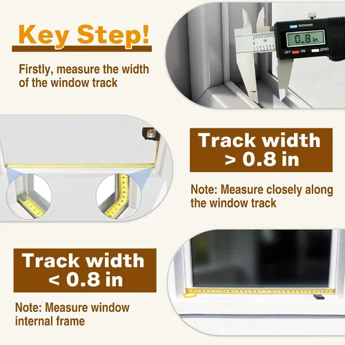 Vista 3 de Cat Door for Window,H 13.3" Adjustable Width 28-33”, Window Pet Door Insert for Cat& Small Dog with 4 Locking Modes, Quick-Fit Clear Cat Window Door