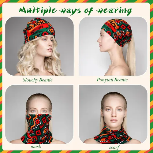 Vista 3 de Gorro holgado para mujer, 5 piezas, turbante, elástico, para el cáncer, gorros, bufanda para dormir